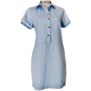 US Pollo Polished Cotton Dress w/Pockets size medium